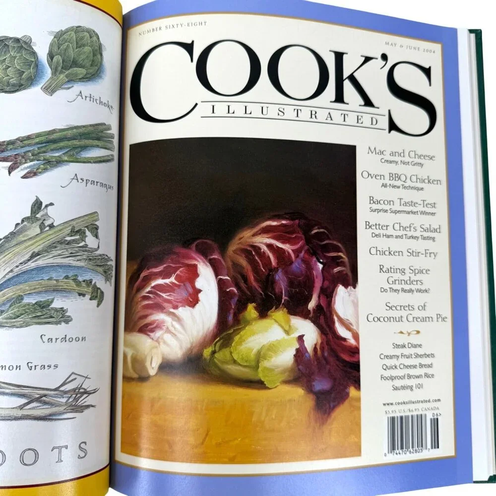 Cooks‎ Illustrated 2004 Annual Cookbook Hardcover Bound Volume Complete Year
